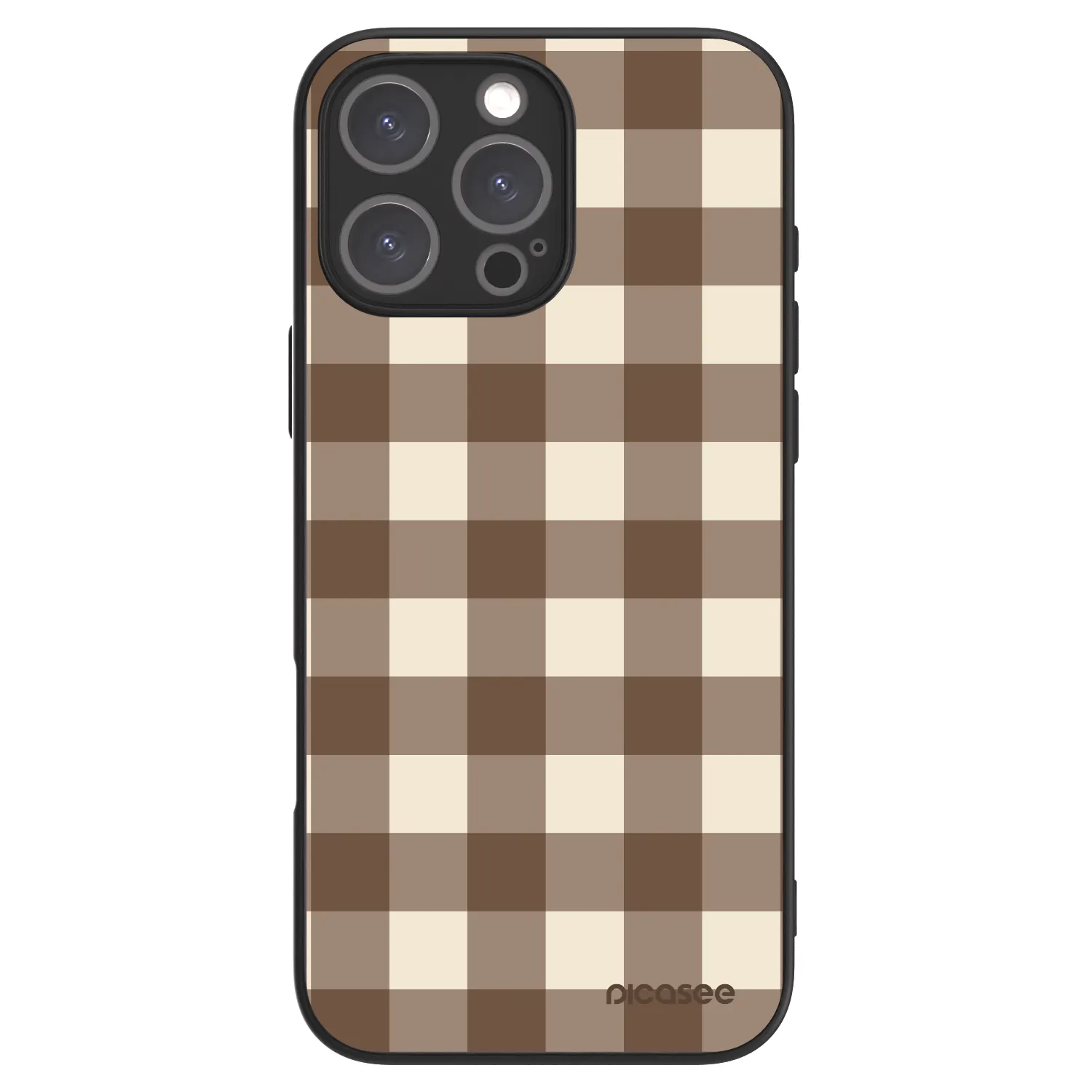 Picasee ULTIMATE CASE Apple iPhone 16 Pro Max - készülékre - Brown grid