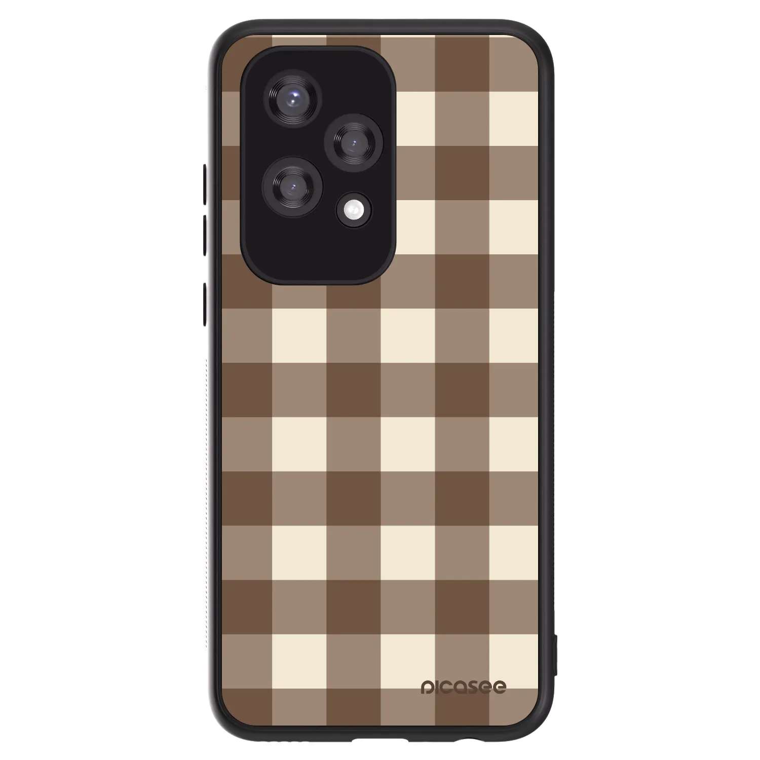Picasee ULTIMATE CASE Honor 200 Lite - készülékre - Brown grid