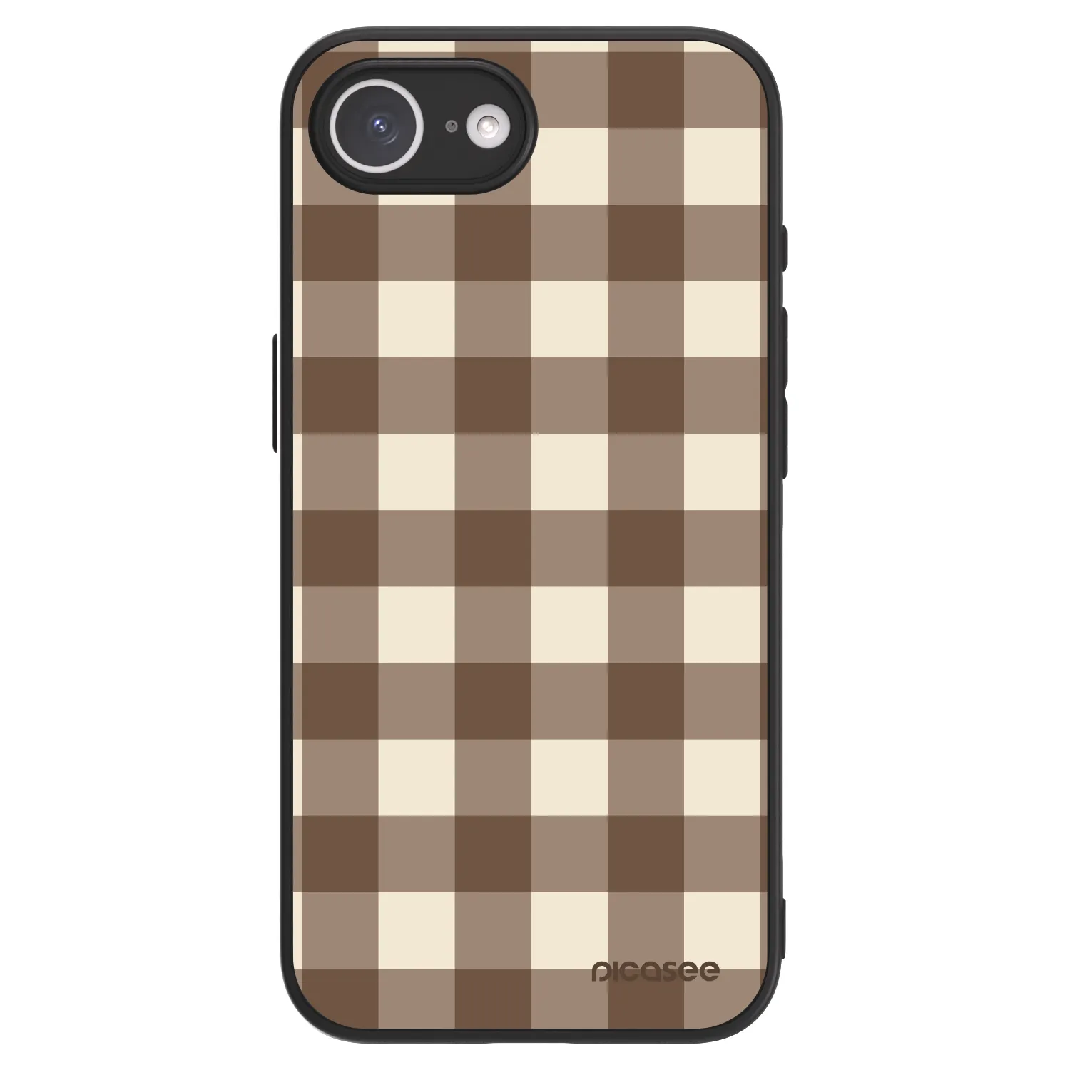Picasee ULTIMATE CASE Apple iPhone 16e - készülékre - Brown grid