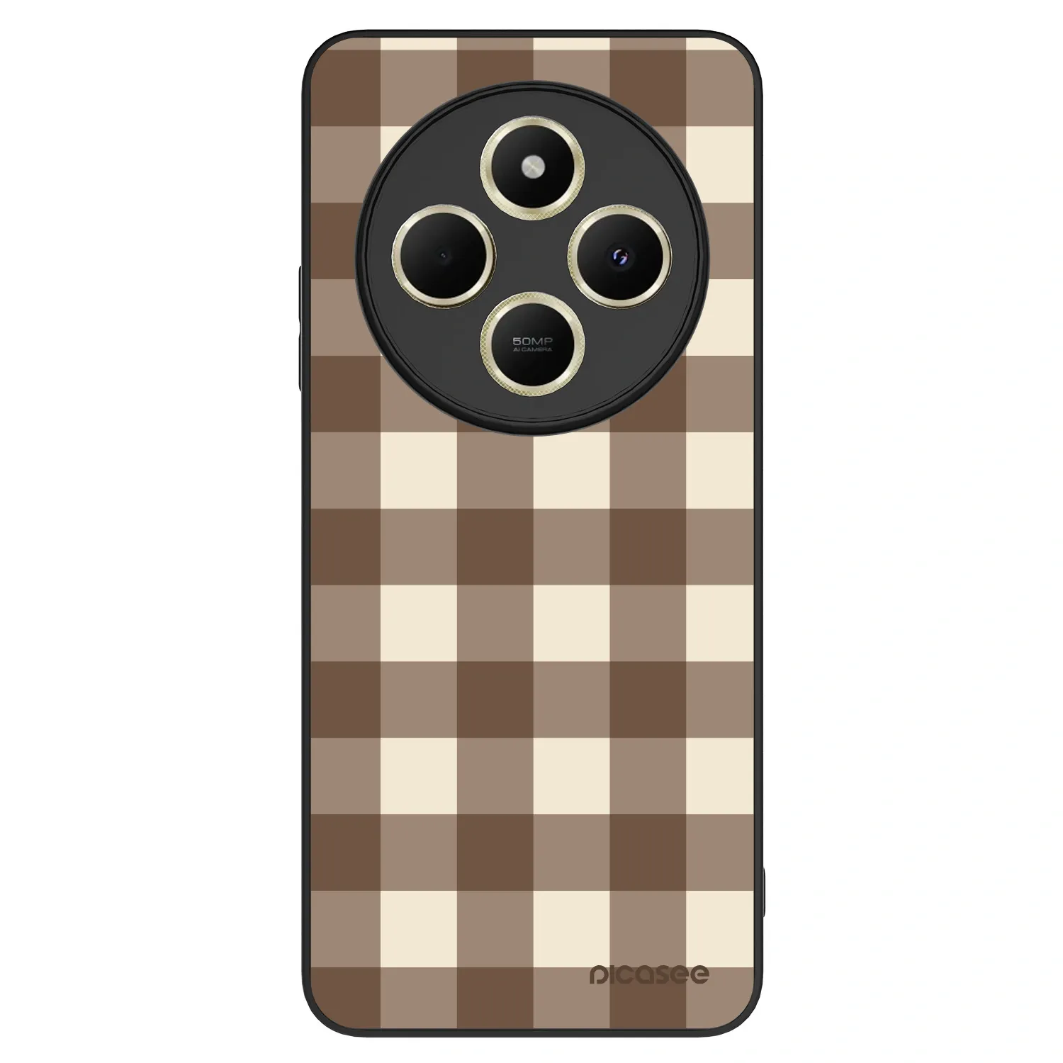 Picasee ULTIMATE CASE Xiaomi Redmi 14C - készülékre - Brown grid