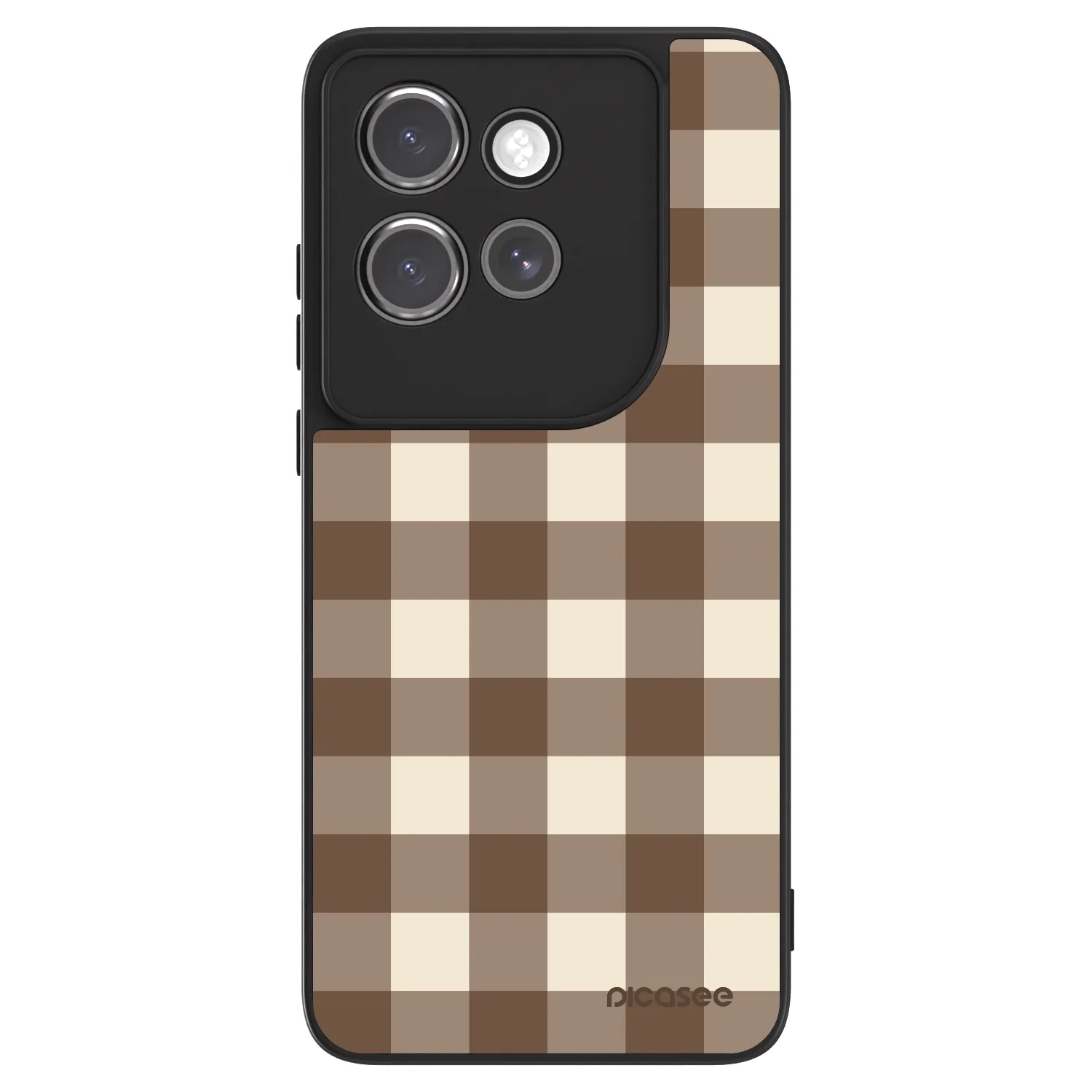 Picasee ULTIMATE CASE Motorola Edge 50 Neo - készülékre - Brown grid