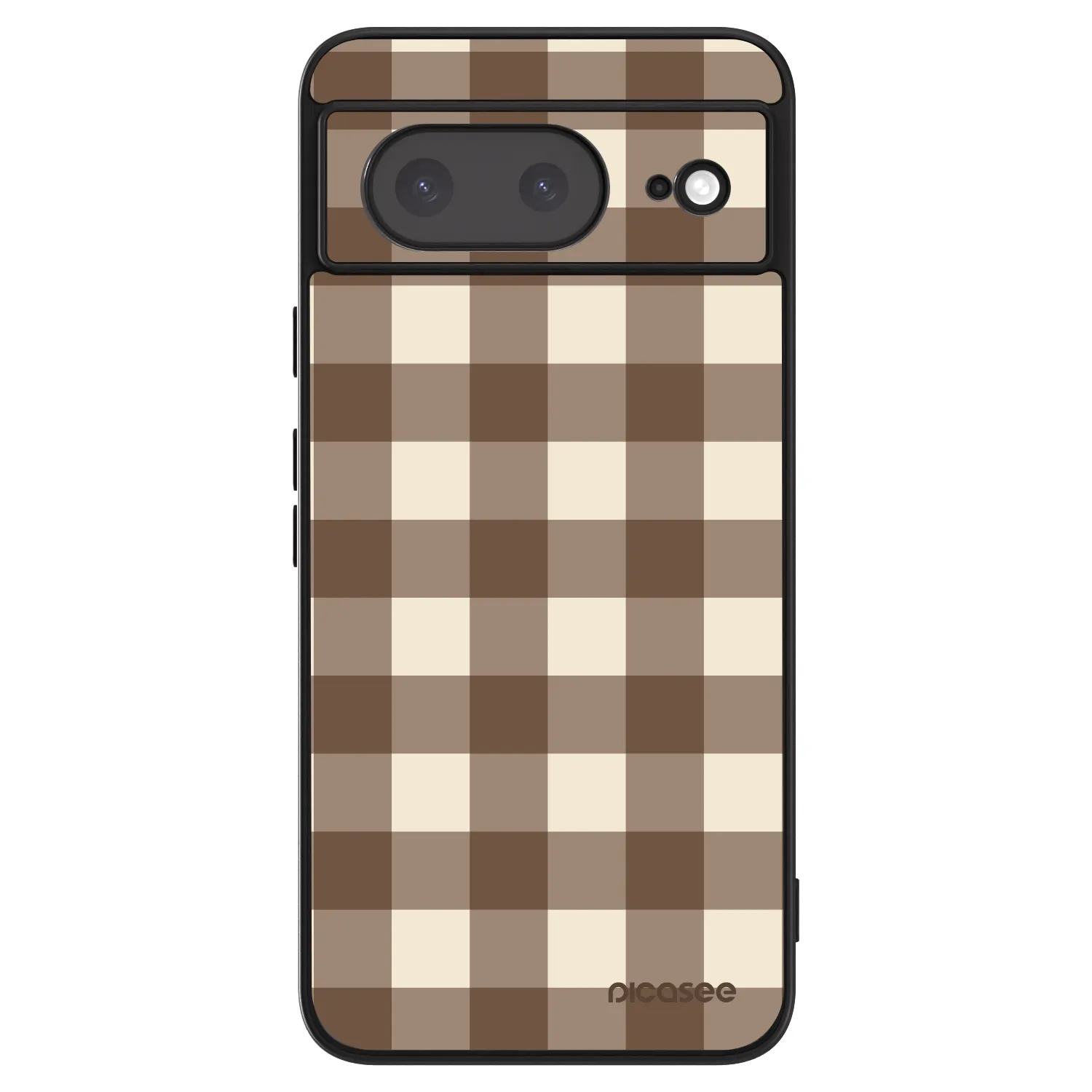 Picasee ULTIMATE CASE Google Pixel 8a - készülékre - Brown grid