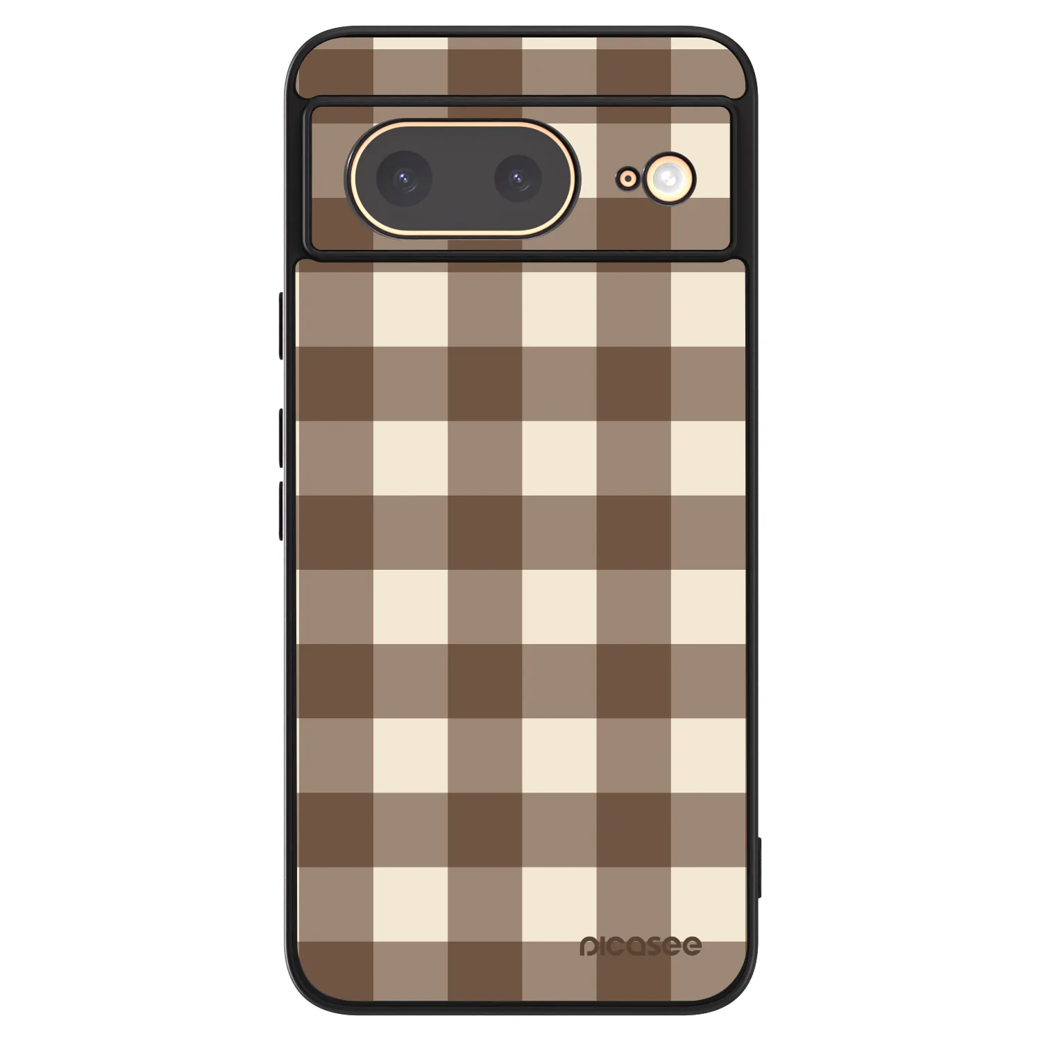 Picasee ULTIMATE CASE Google Pixel 8 - készülékre - Brown grid