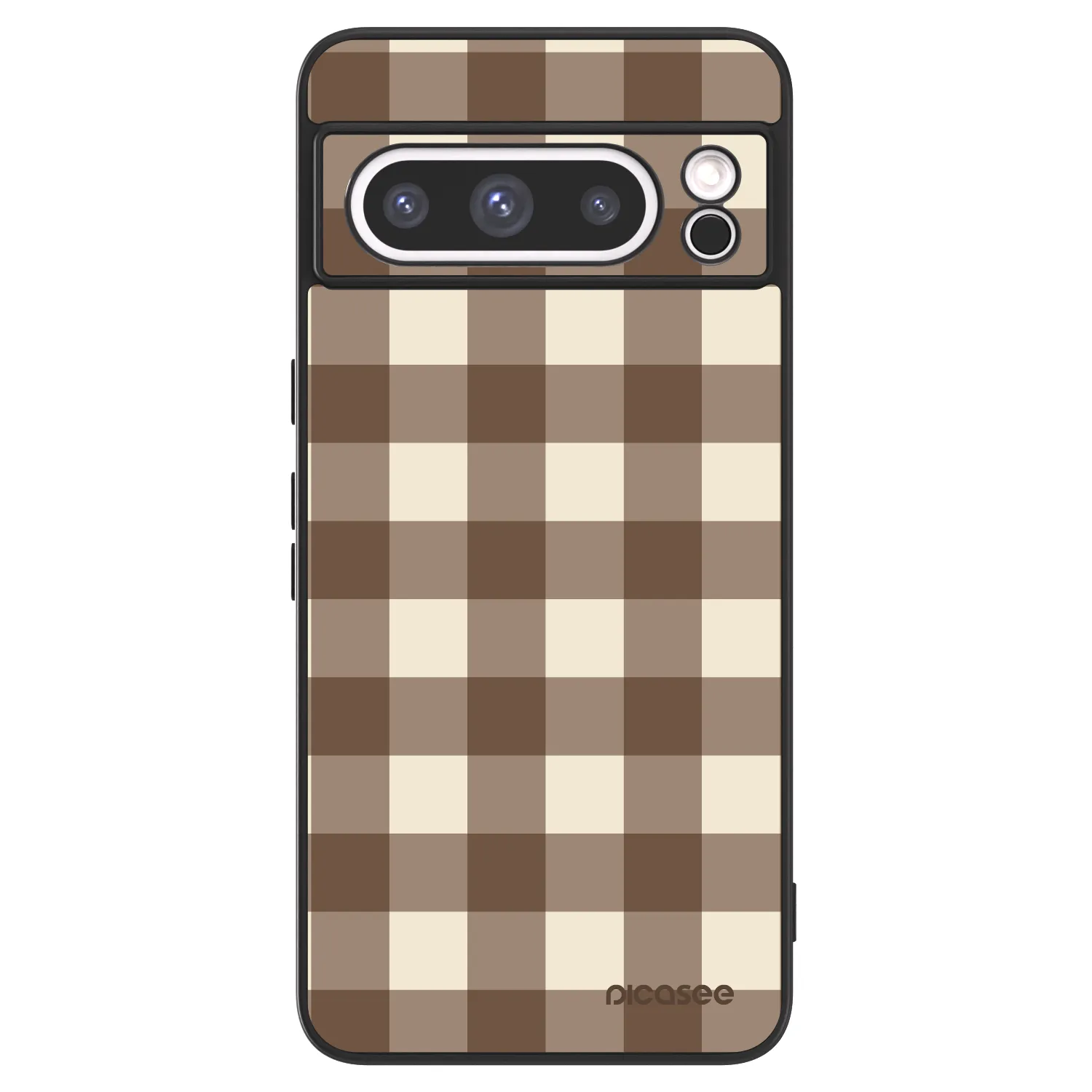 Picasee ULTIMATE CASE Google Pixel 8 Pro - készülékre - Brown grid