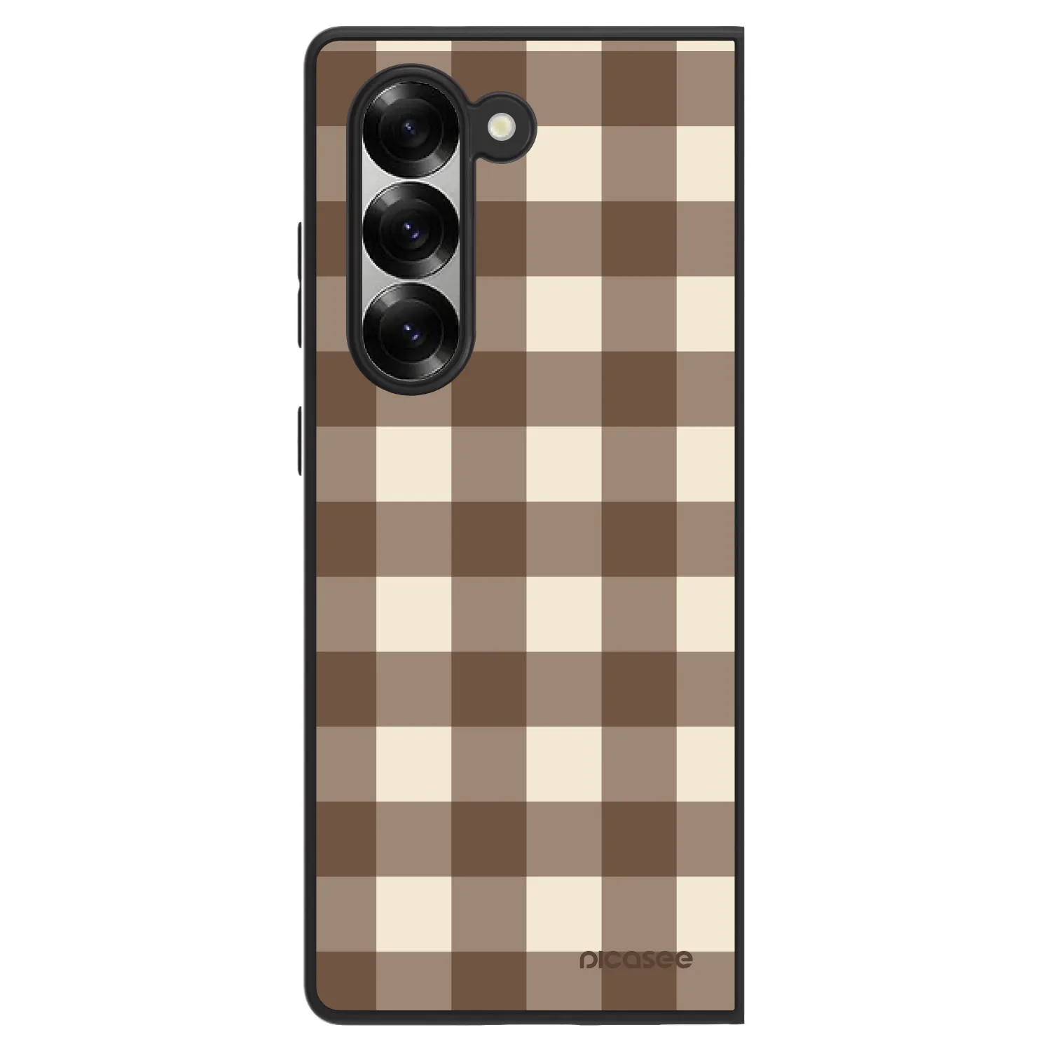 Picasee ULTIMATE CASE Samsung Galaxy Z Fold6 5G - készülékre - Brown grid