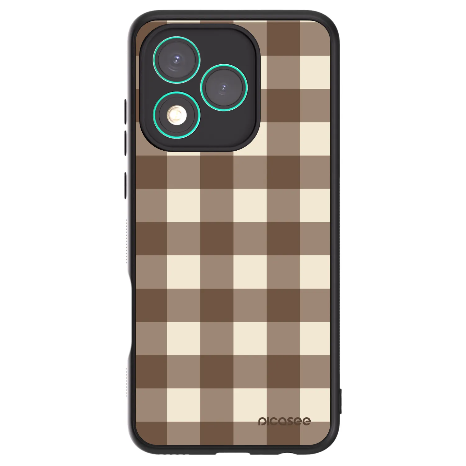 Picasee ULTIMATE CASE Honor 400 Lite 5G - készülékre - Brown grid