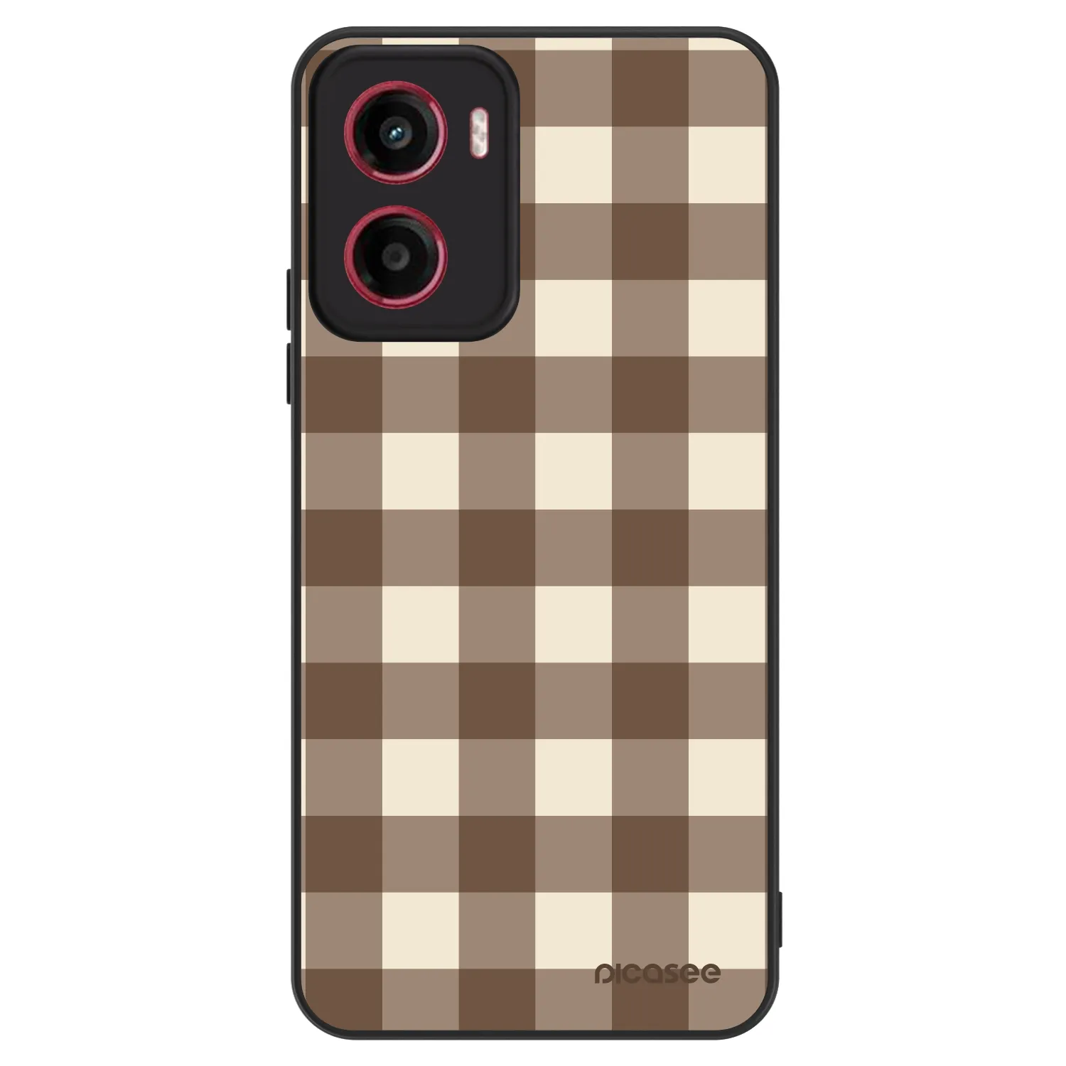 Picasee ULTIMATE CASE Motorola Moto G05 - készülékre - Brown grid