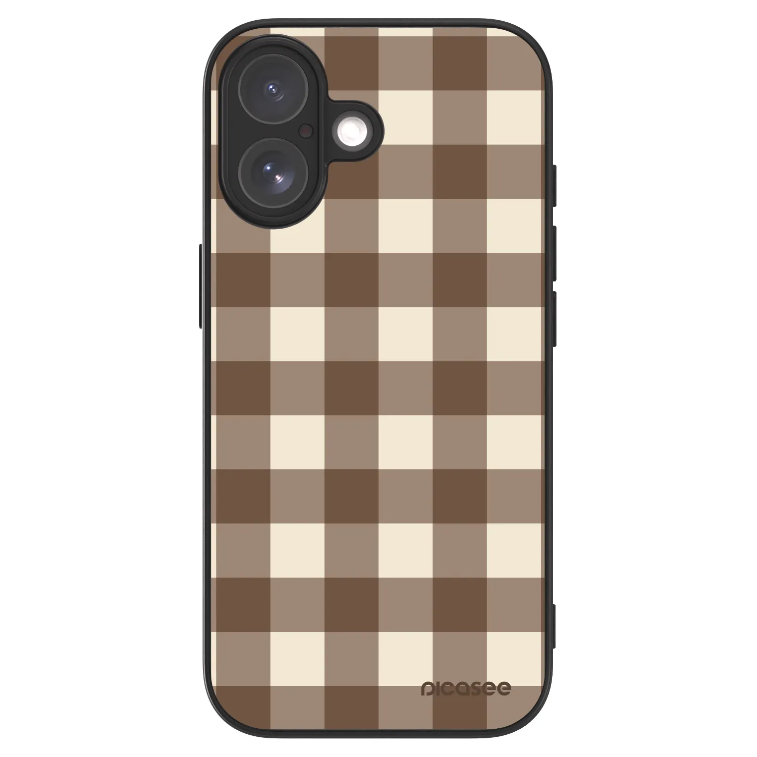 Picasee ULTIMATE CASE Apple iPhone 17 - készülékre - Brown grid
