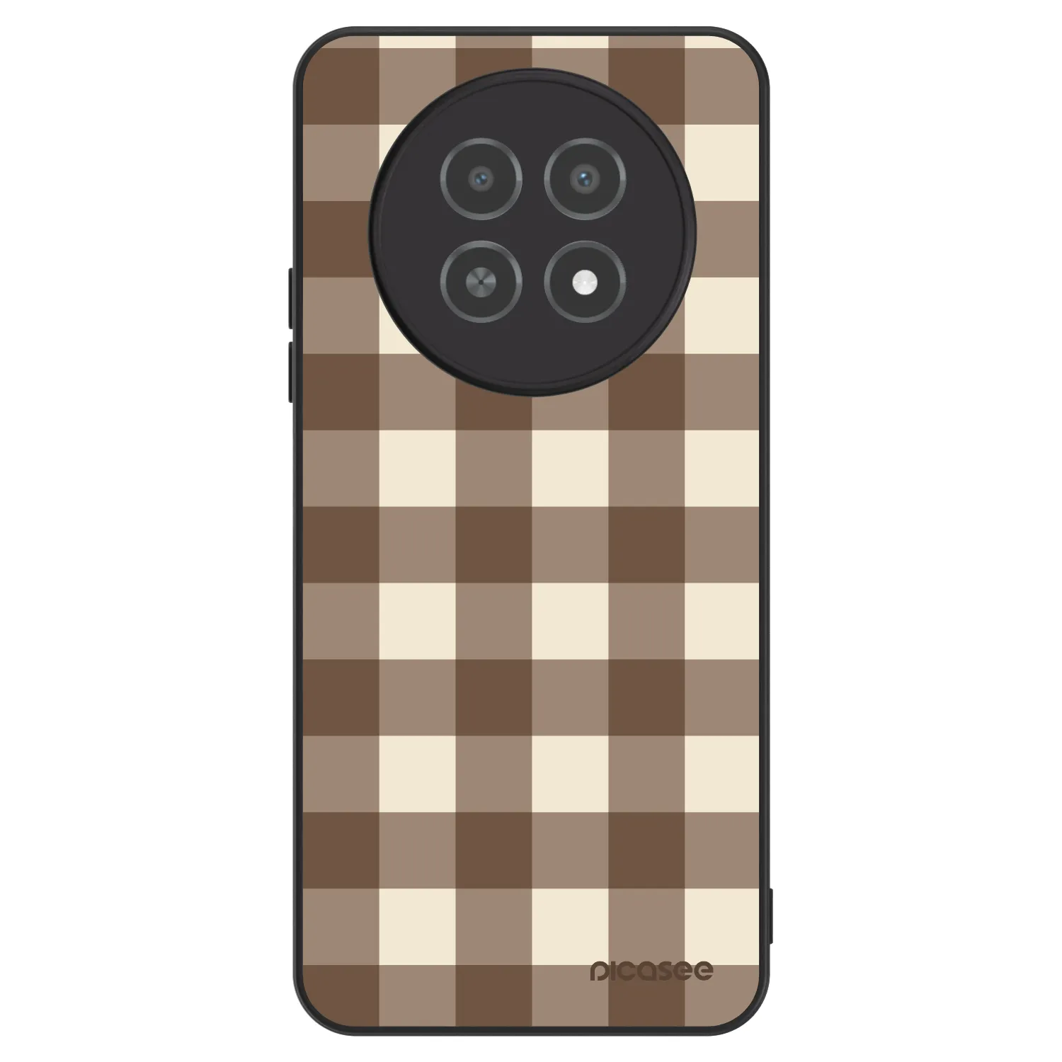 Picasee ULTIMATE CASE Realme 12X - készülékre - Brown grid
