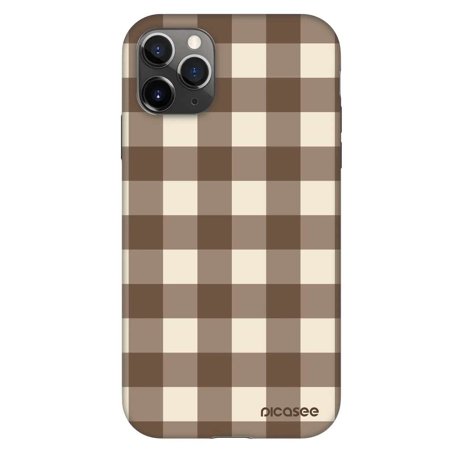 Picasee Fashion Case Apple iPhone 11 Pro - Brown grid