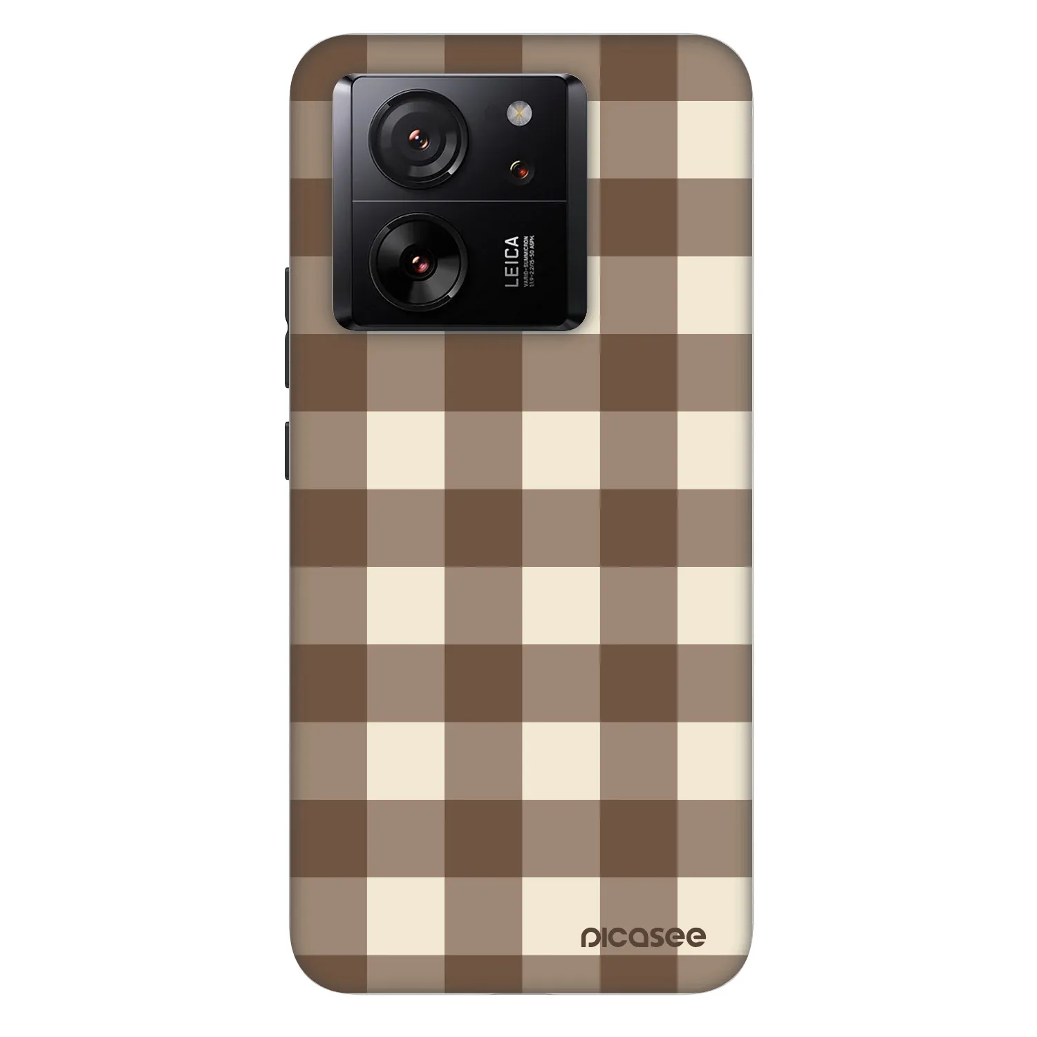 Picasee Fashion Case Xiaomi 13T Pro - Brown grid