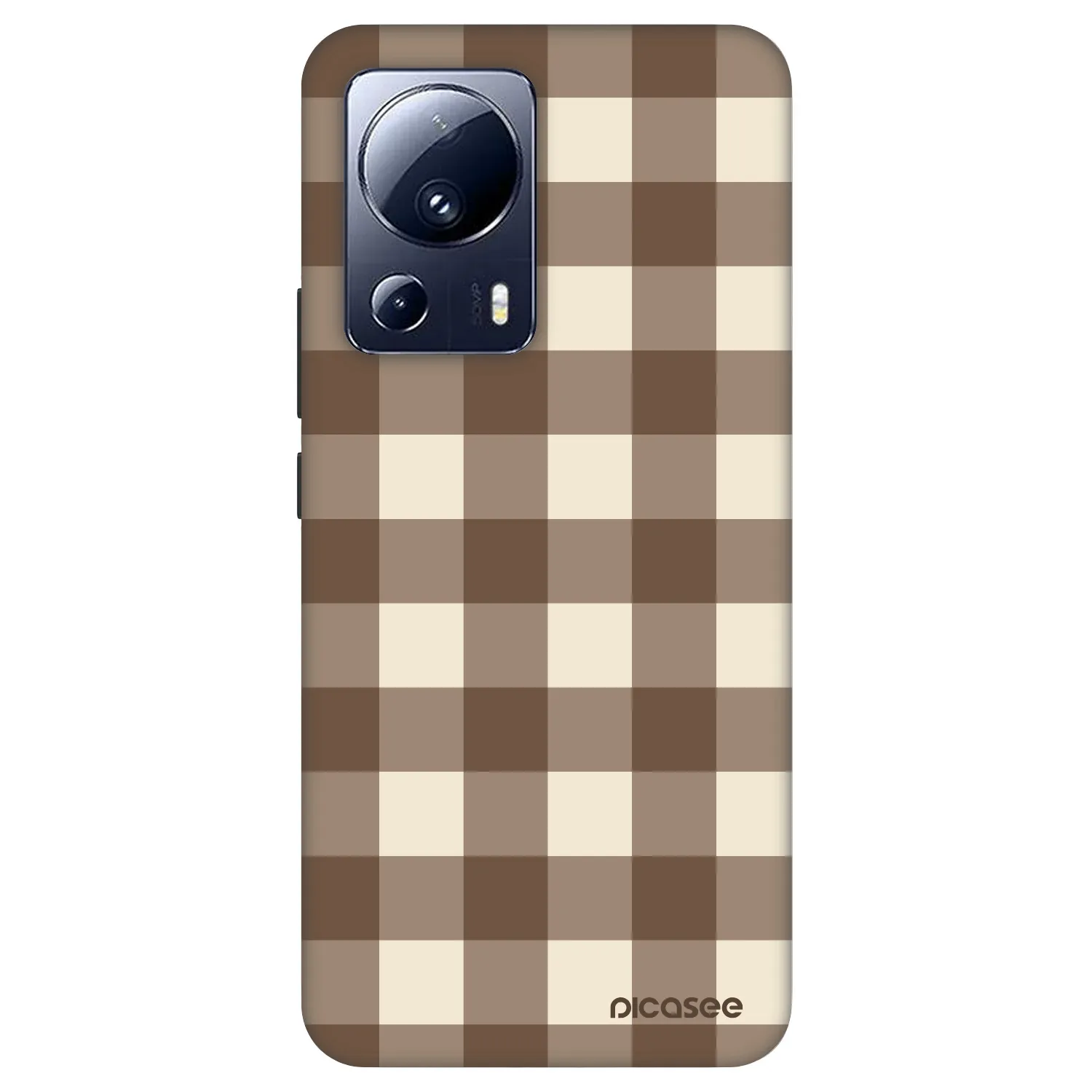Picasee Fashion Case Xiaomi 13 Lite - Brown grid