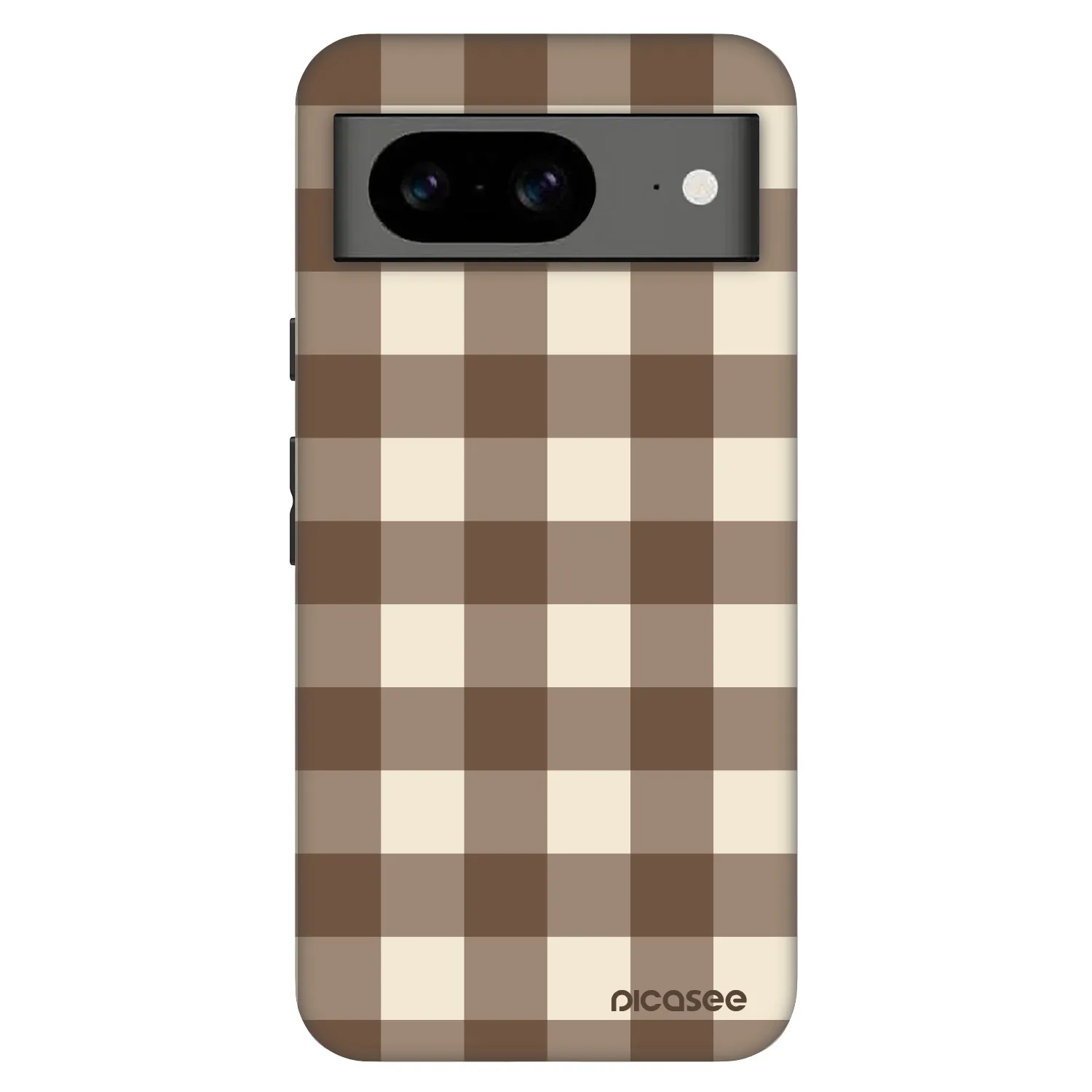 Picasee Fashion Case Google Pixel 8 Pro - Brown grid