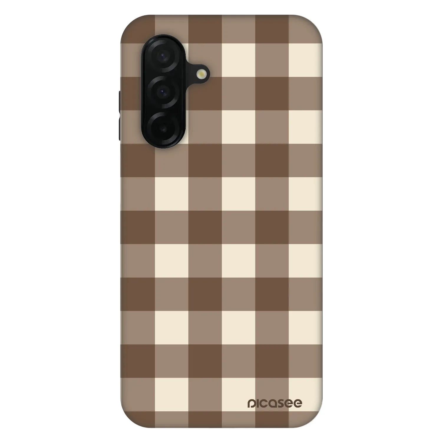 Picasee Fashion Case Samsung Galaxy A26 5G A266B - Brown grid