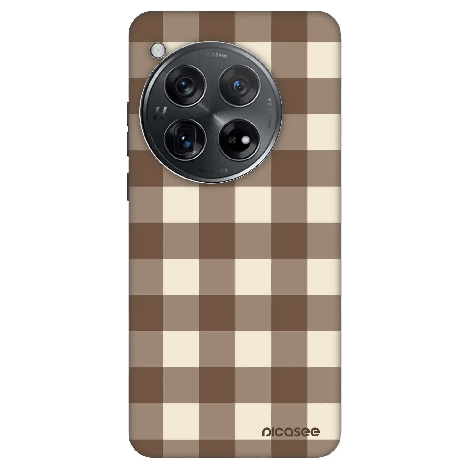 Picasee Fashion Case OnePlus 12 5G - Brown grid