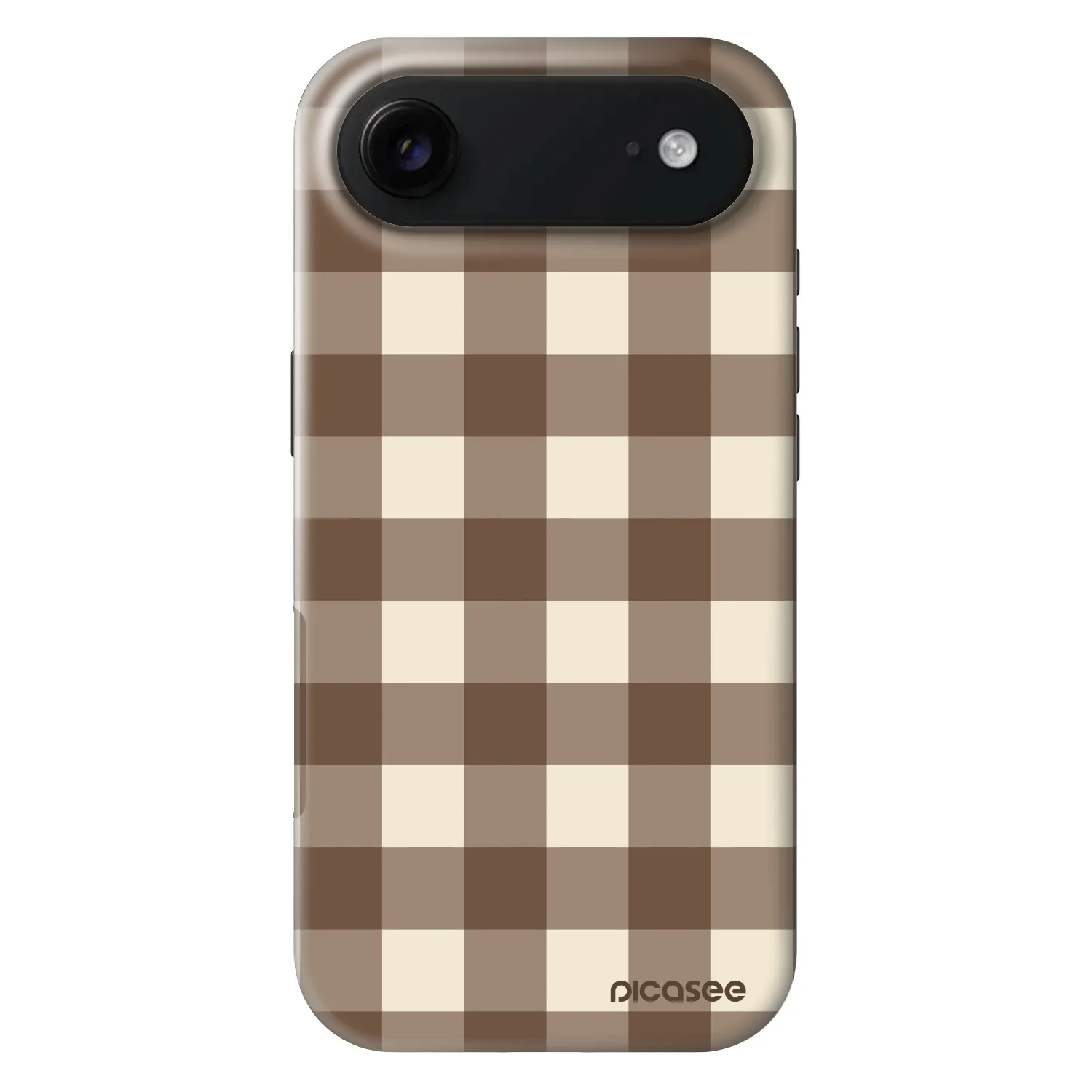 Picasee Fashion Case MagSafe Apple iPhone Air - Brown grid