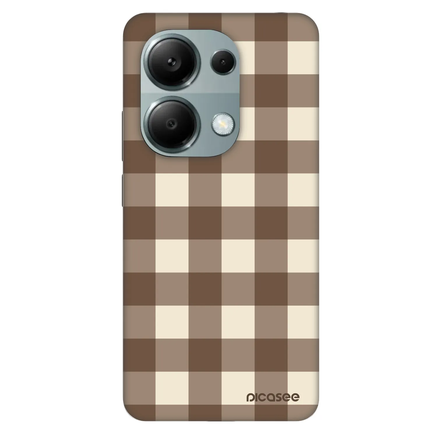 Picasee Fashion Case Xiaomi Redmi Note 13 Pro 4G - Brown grid