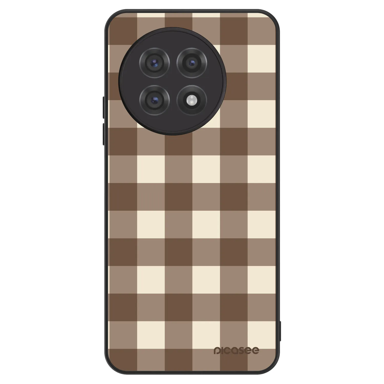 Picasee ULTIMATE CASE OnePlus 13R 5G - készülékre - Brown grid