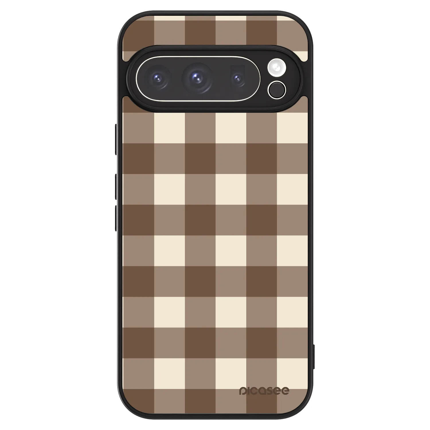 Picasee ULTIMATE CASE Google Pixel 9 Pro XL - készülékre - Brown grid