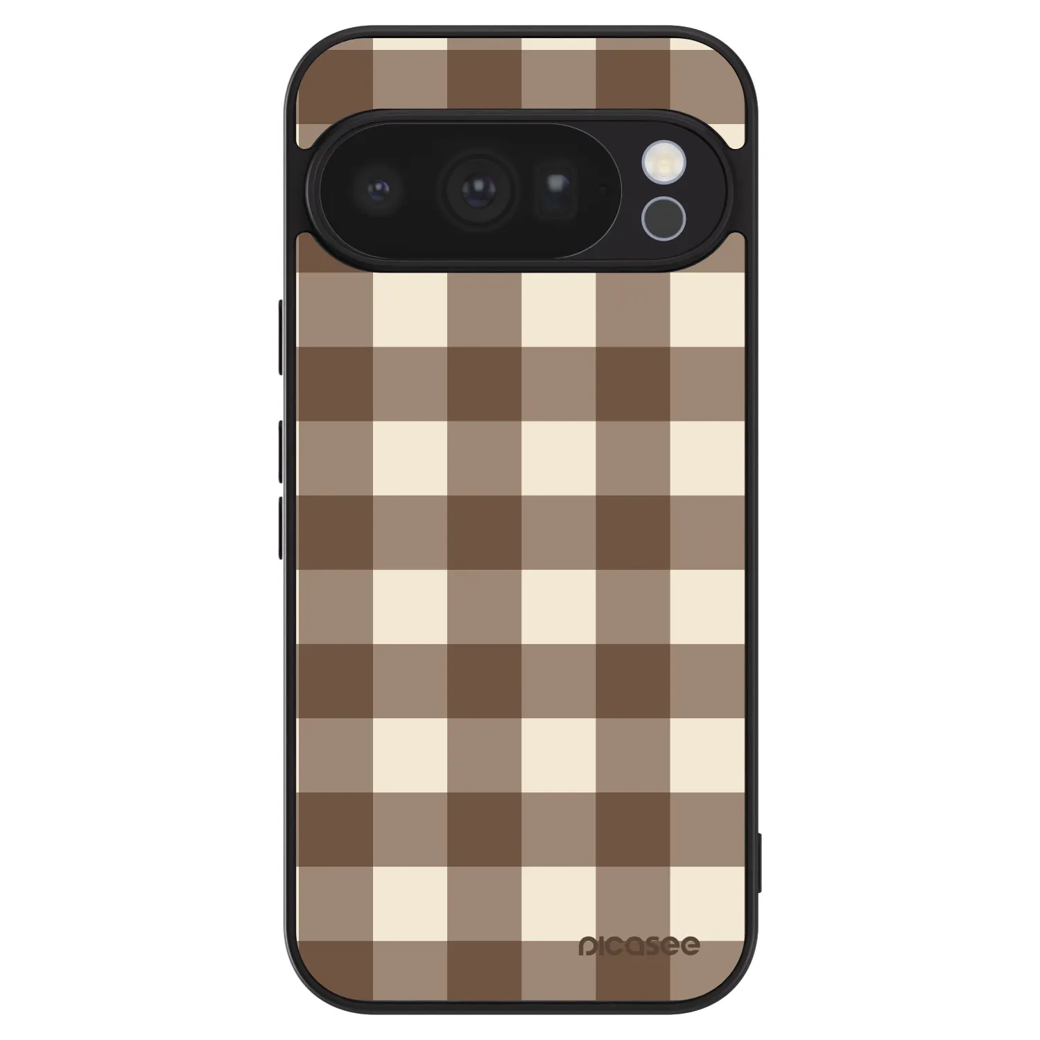 Picasee ULTIMATE CASE Google Pixel 10 Pro - készülékre - Brown grid