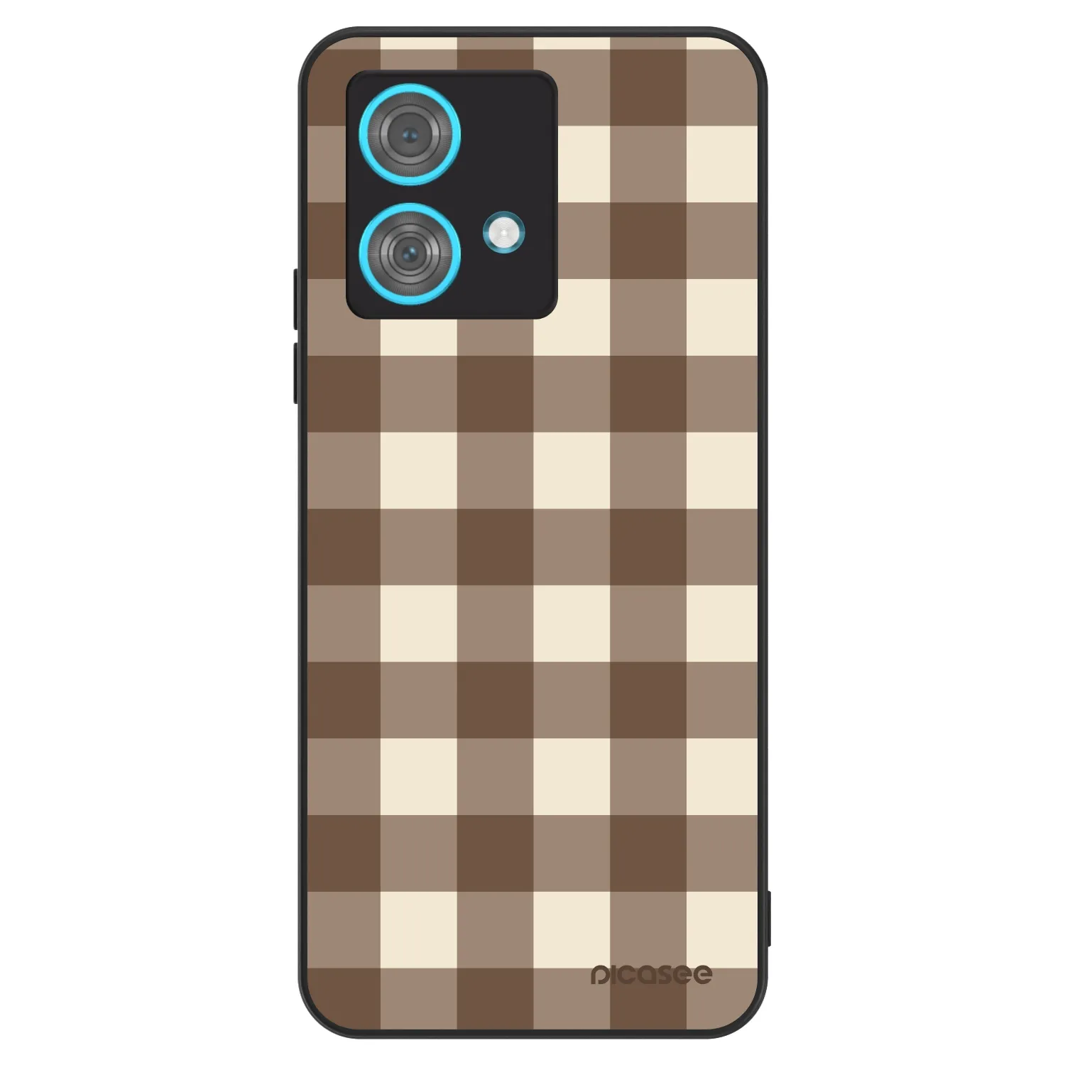 Picasee ULTIMATE CASE Motorola Edge 40 Neo - készülékre - Brown grid