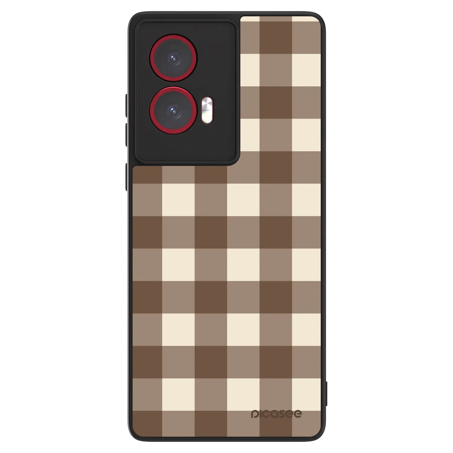 Picasee ULTIMATE CASE Motorola Edge 50 Fusion - készülékre - Brown grid