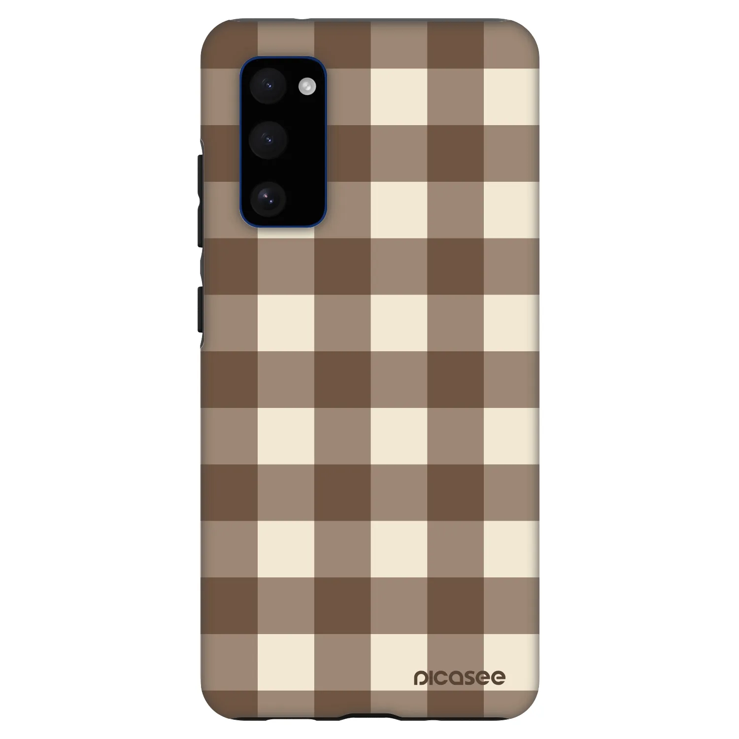 Picasee Fashion Case Samsung Galaxy S20 FE - Brown grid