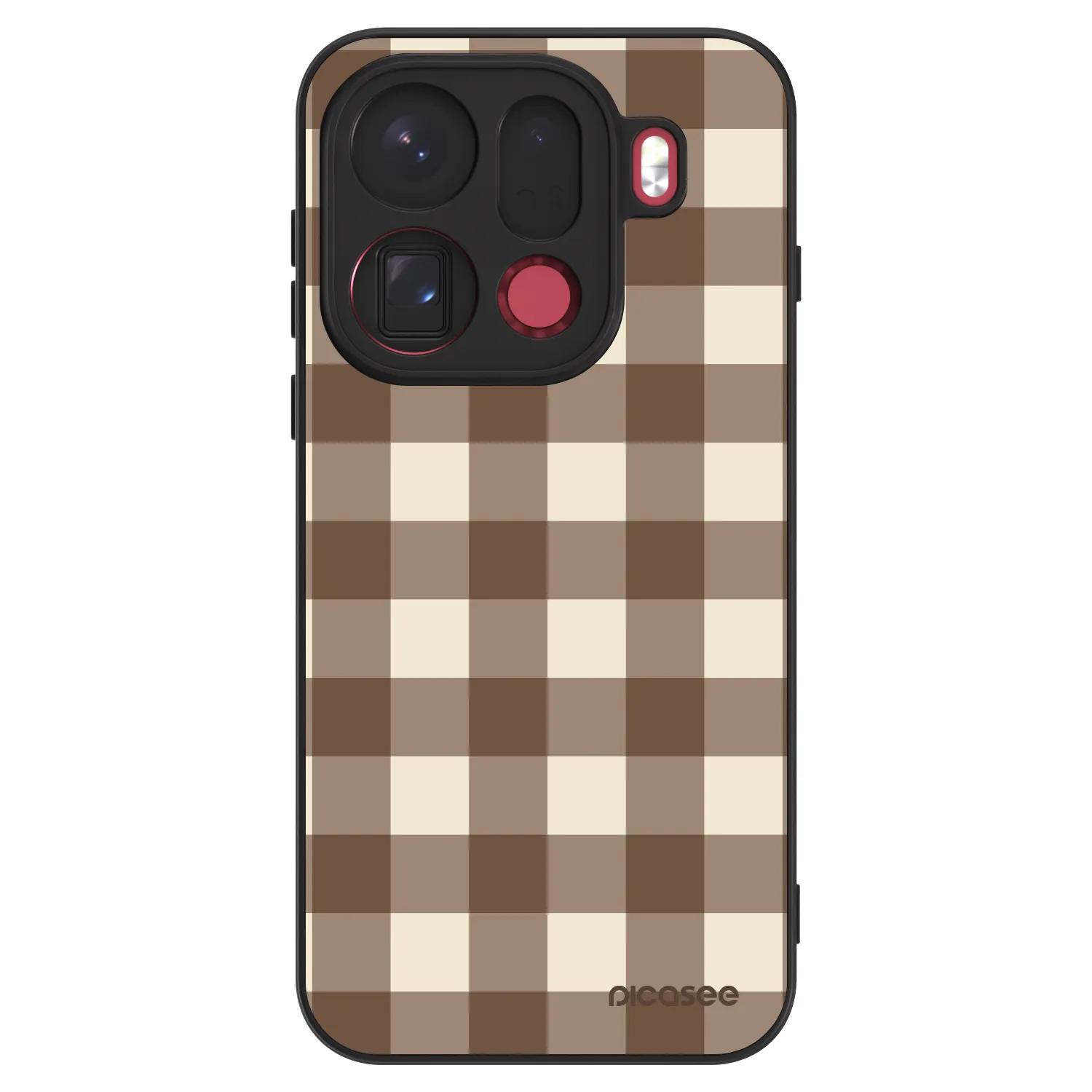 Picasee ULTIMATE CASE OPPO Find X9 Pro - készülékre - Brown grid