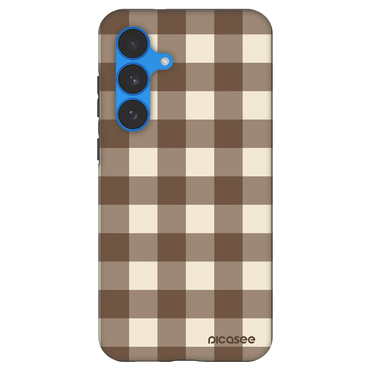 Picasee Fashion Case Samsung Galaxy S25 FE 5G - Brown grid