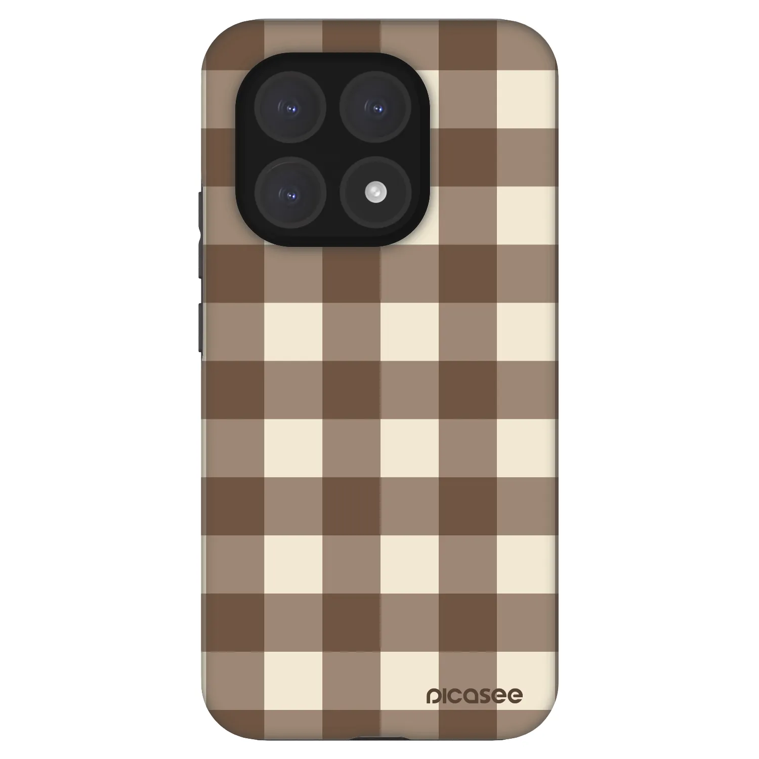 Picasee Fashion Case Xiaomi 15T - Brown grid
