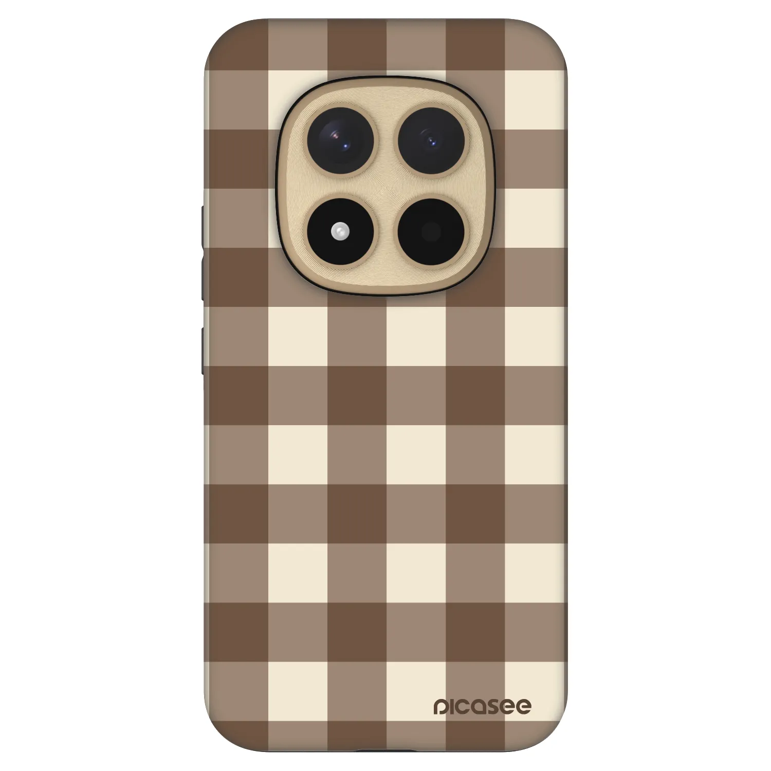 Picasee Fashion Case Xiaomi Redmi Note 15 Pro+ - Brown grid
