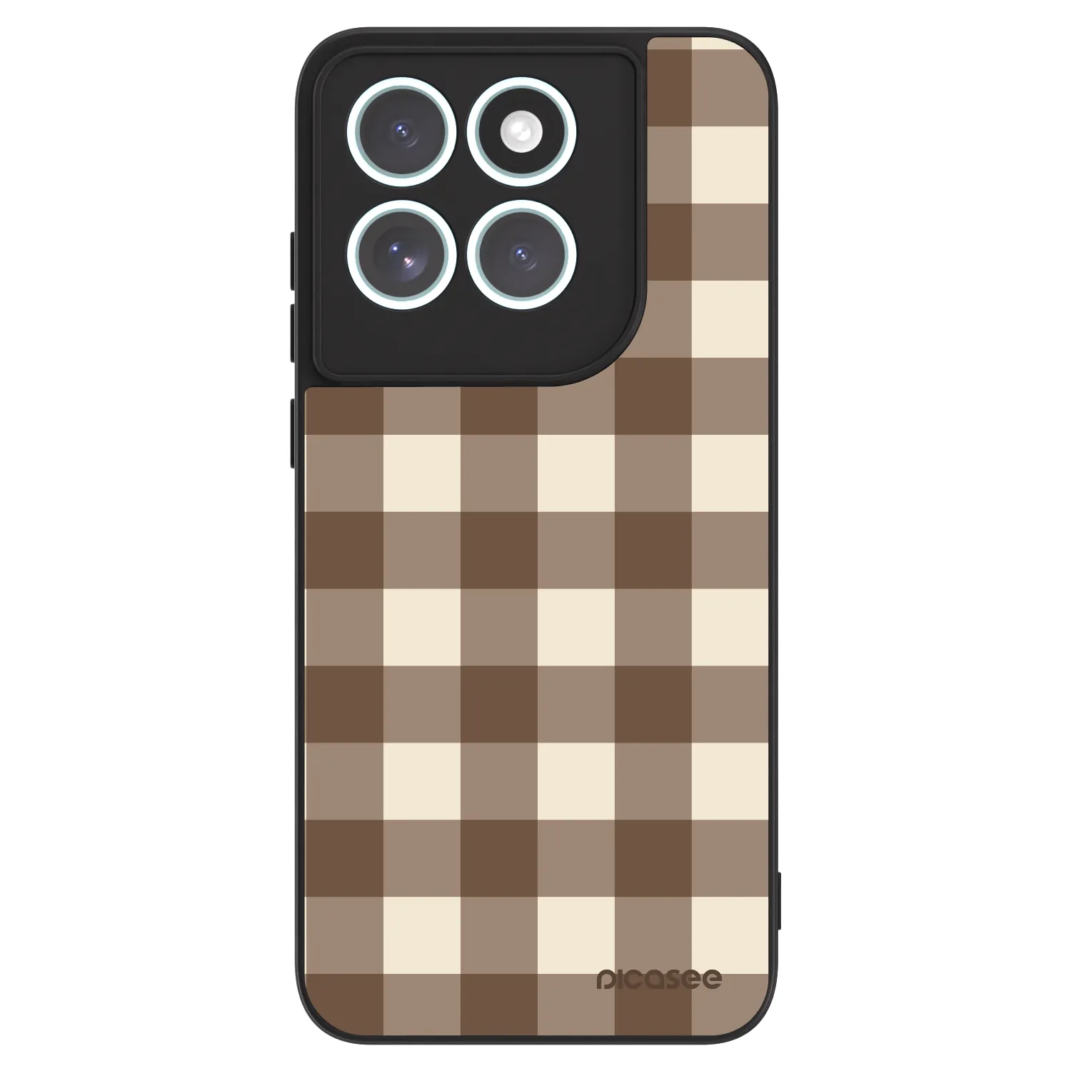 Picasee ULTIMATE CASE Motorola Edge 70 Fusion - készülékre - Brown grid