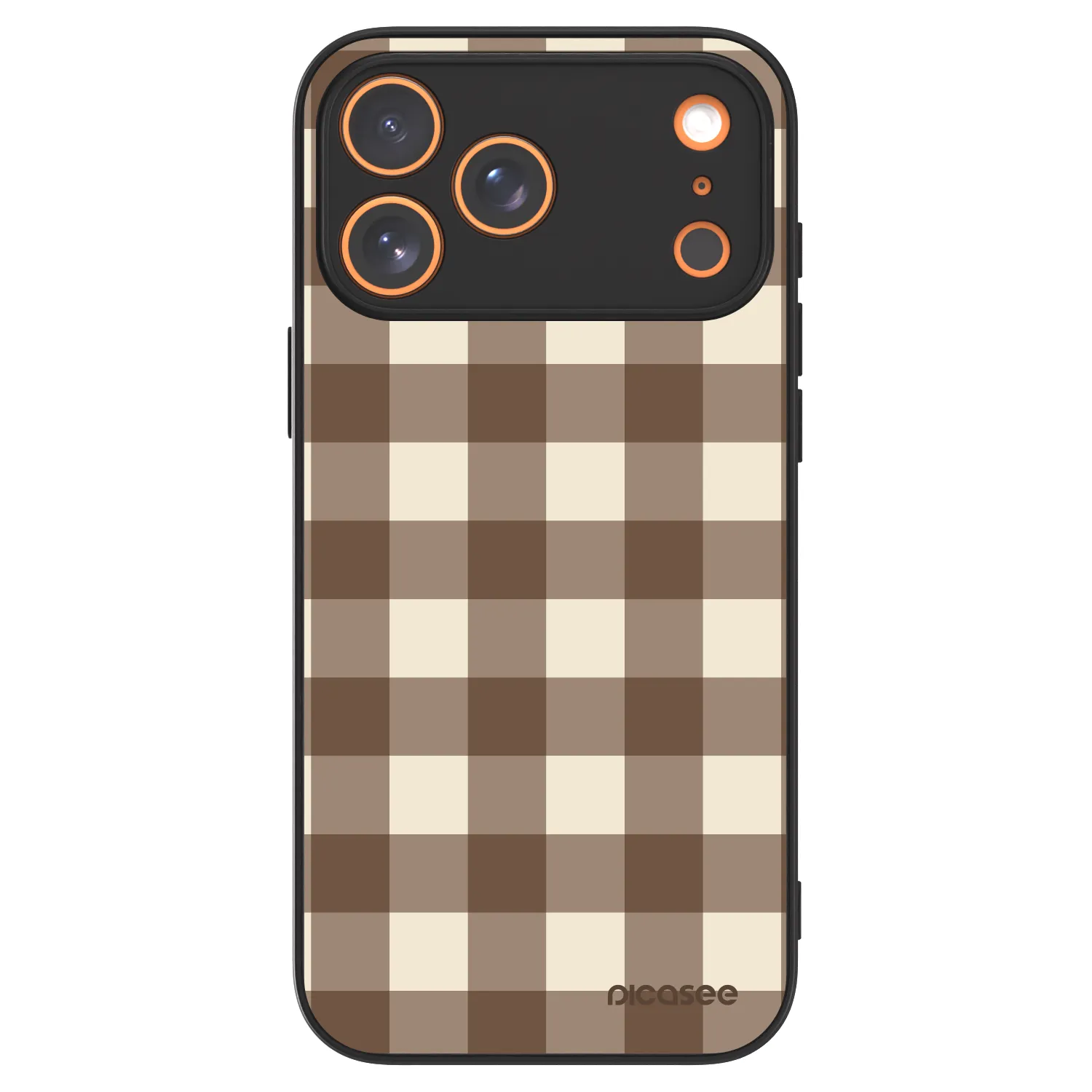 Picasee ULTIMATE CASE Apple iPhone 18 Pro Max - készülékre - Brown grid