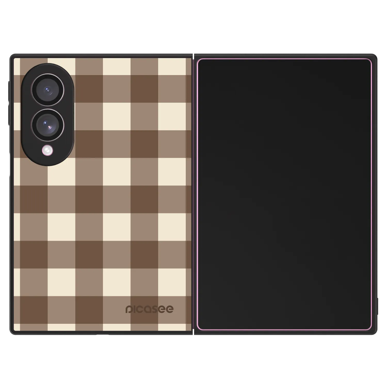 Picasee ULTIMATE CASE Samsung Galaxy Z Fold8 5G - készülékre - Brown grid