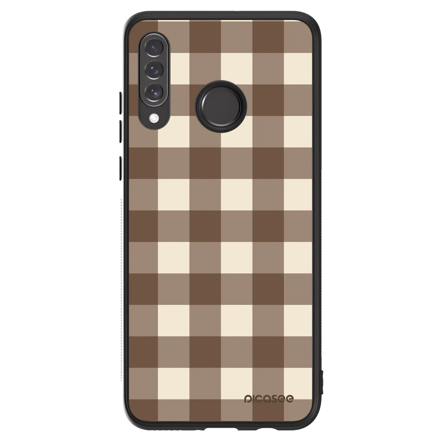 Picasee ULTIMATE CASE Huawei P30 Lite - készülékre - Brown grid