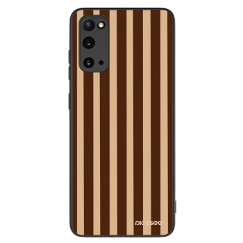 Szilikon tok erre a típusra Samsung Galaxy S20 G980F - Brown lines