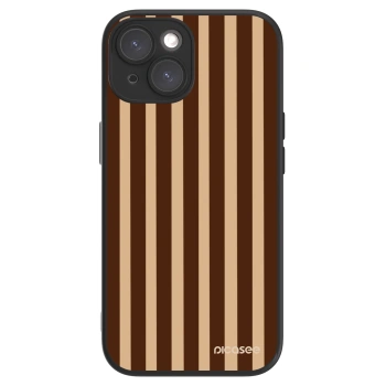 Picasee ULTIMATE CASE MagSafe Apple iPhone 15 - készülékre - Brown lines