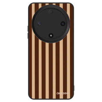 Szilikon tok erre a típusra Honor Magic6 Lite 5G - Brown lines