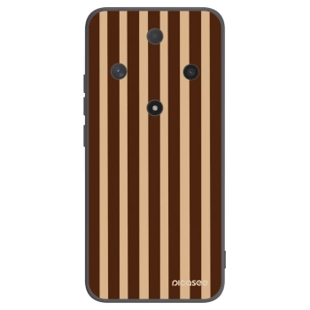 Picasee fekete szilikon tok az alábbi mobiltelefonokra Honor Magic6 Lite 5G - Brown lines