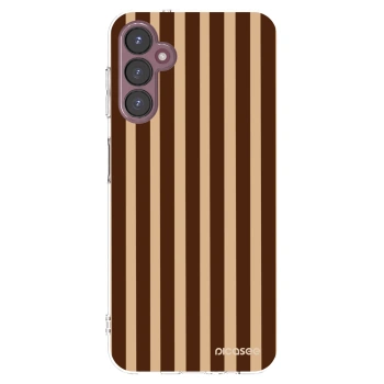 Picasee átlátszó szilikon tok az alábbi mobiltelefonokra Samsung Galaxy A05s A057G - Brown lines