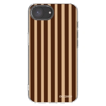 Picasee átlátszó szilikon tok az alábbi mobiltelefonokra Apple iPhone 16e - Brown lines