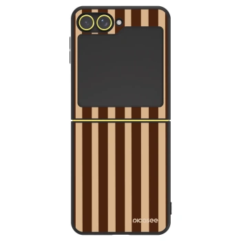Szilikon tok erre a típusra Samsung Galaxy Z Flip5 5G - Brown lines