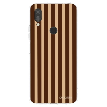 Picasee átlátszó szilikon tok az alábbi mobiltelefonokra Xiaomi Redmi 7 - Brown lines