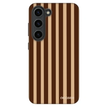 Szilikon tok erre a típusra Samsung Galaxy S23 5G - Brown lines