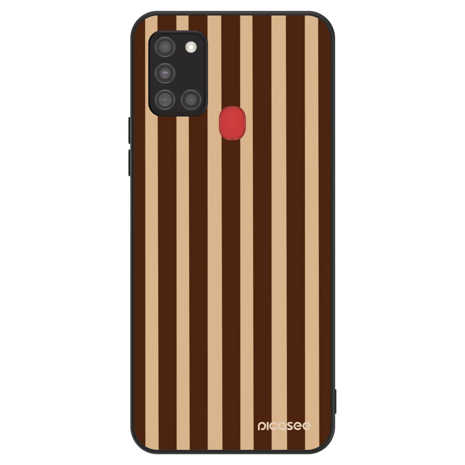 Picasee ULTIMATE CASE Samsung Galaxy A21s - készülékre - Brown lines