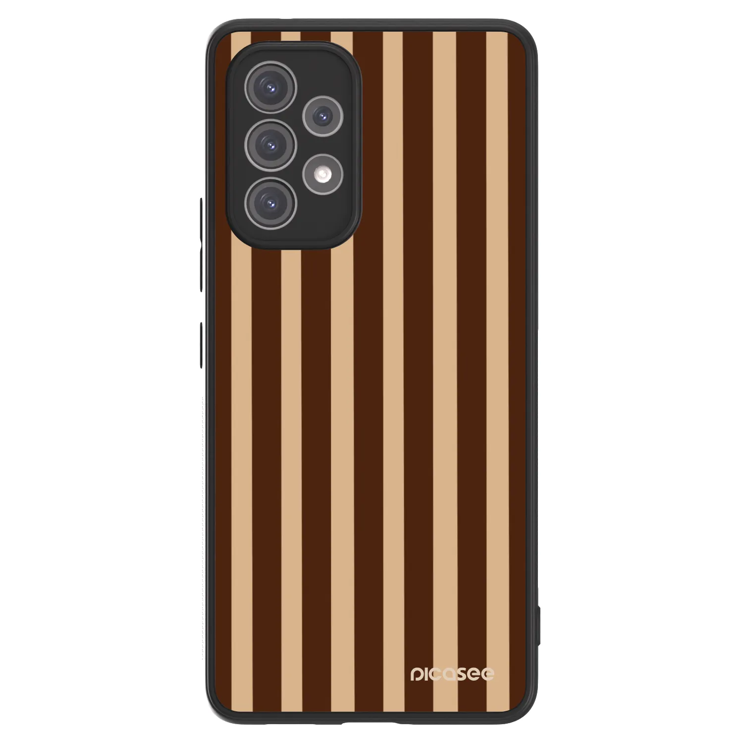 Picasee ULTIMATE CASE Samsung Galaxy A52 5G A525F - készülékre - Brown lines