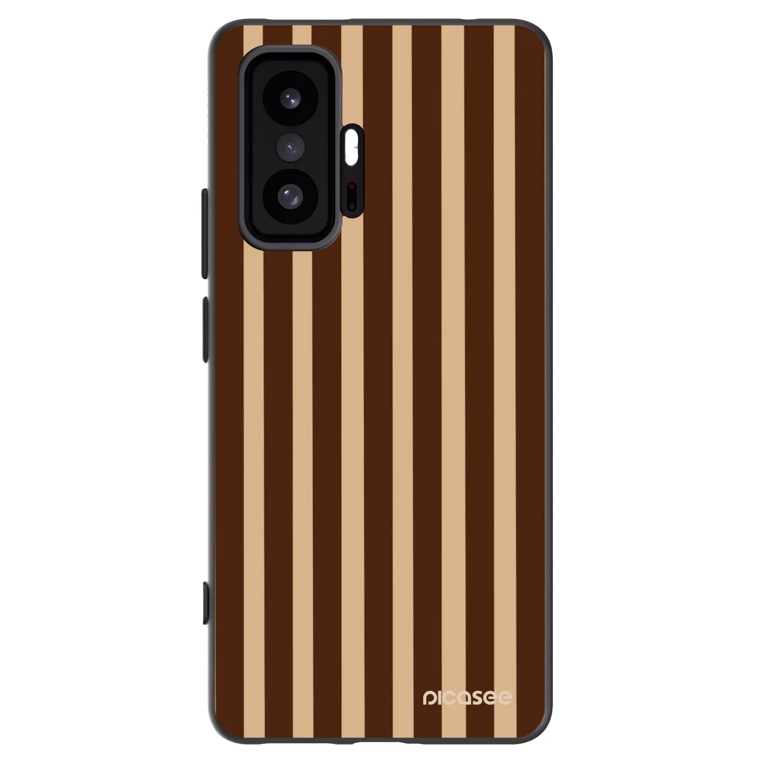 Picasee fekete szilikon tok az alábbi mobiltelefonokra Xiaomi 11T Pro - Brown lines