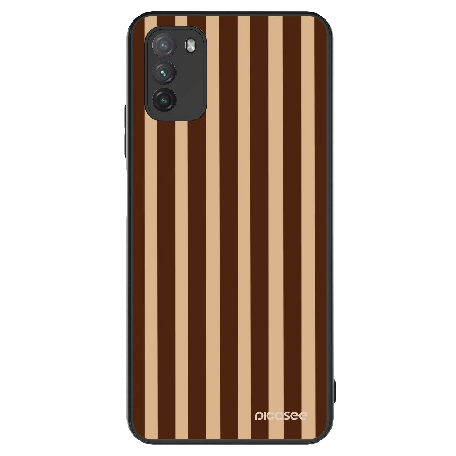 Picasee ULTIMATE CASE Xiaomi Poco M3 - készülékre - Brown lines