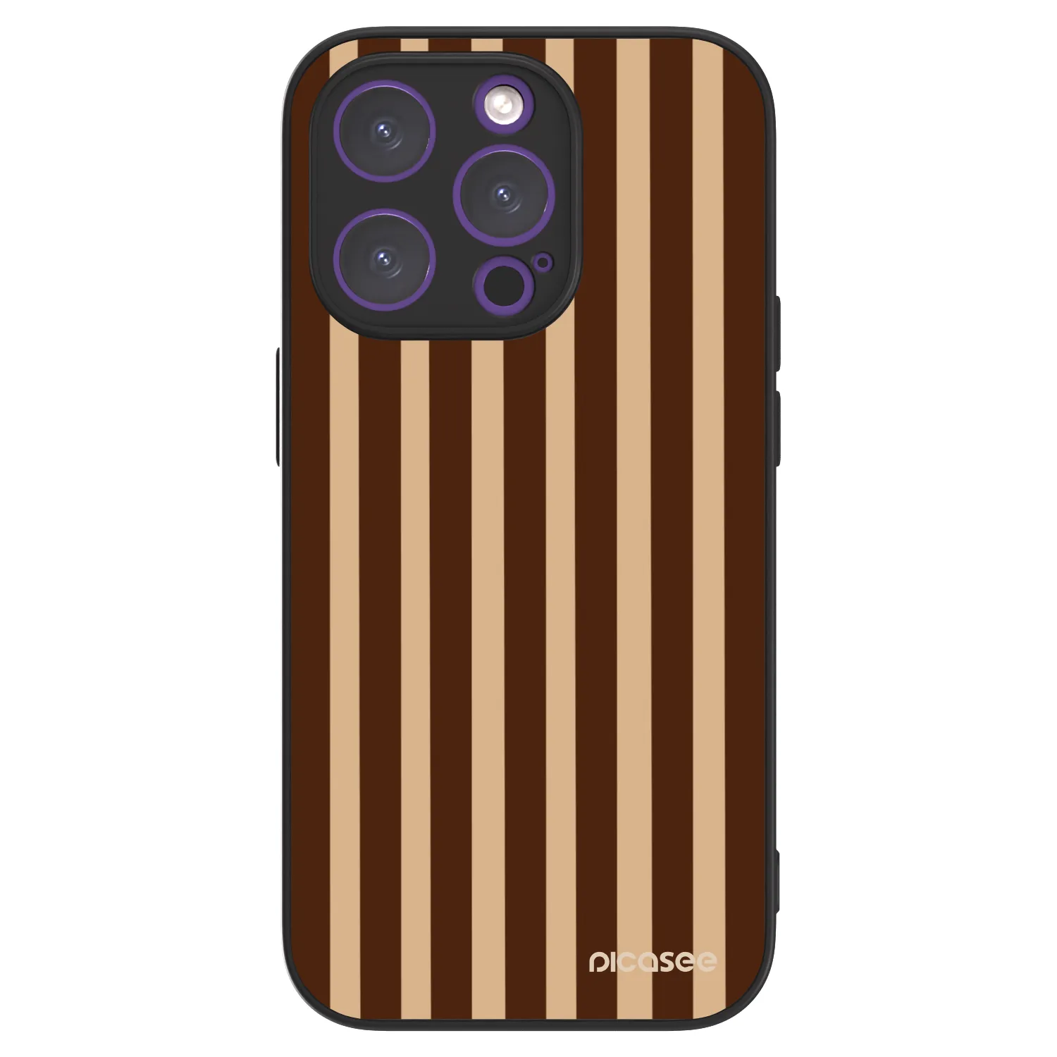 Picasee ULTIMATE CASE MagSafe Apple iPhone 14 Pro - készülékre - Brown lines