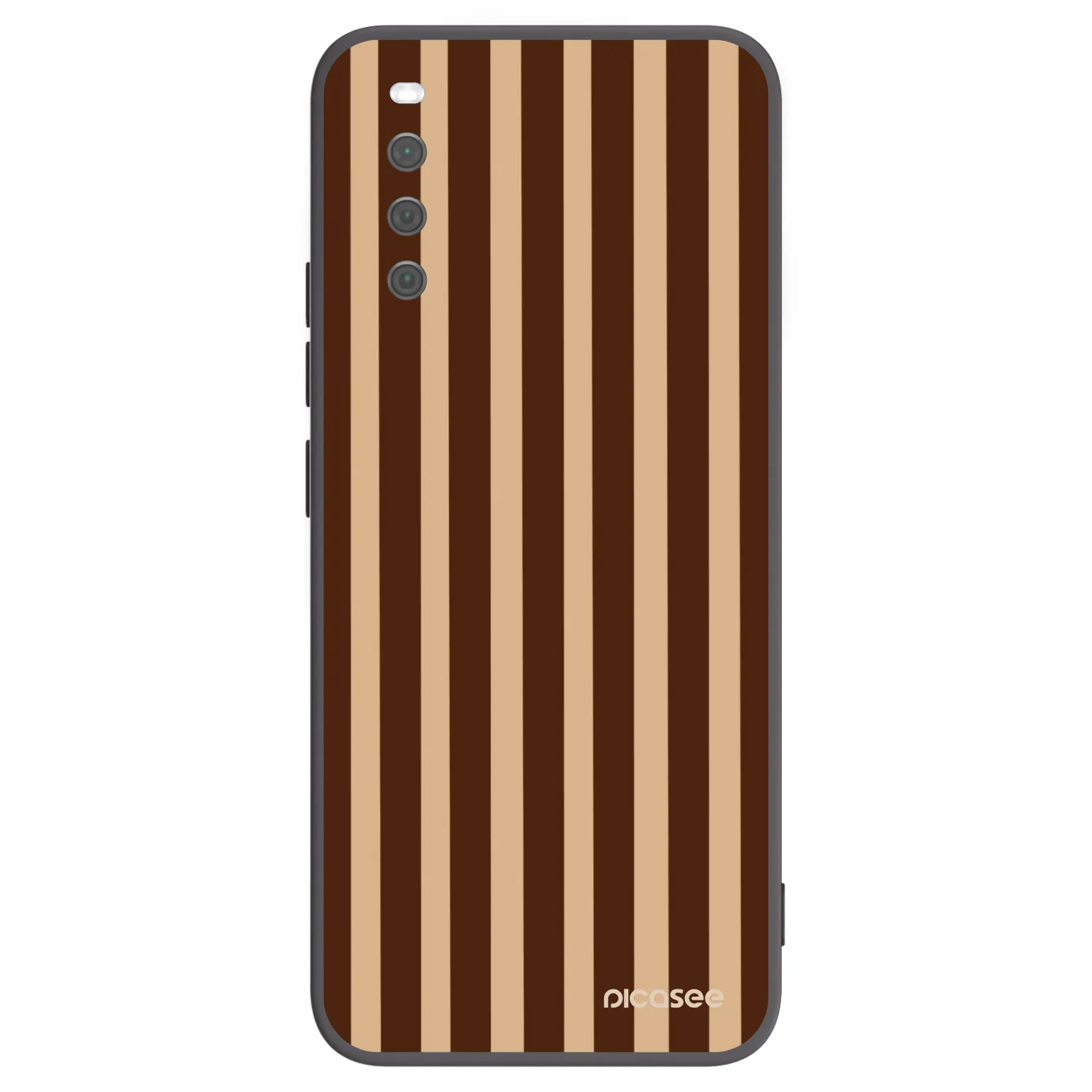 Picasee fekete szilikon tok az alábbi mobiltelefonokra Sony Xperia 10 III - Brown lines